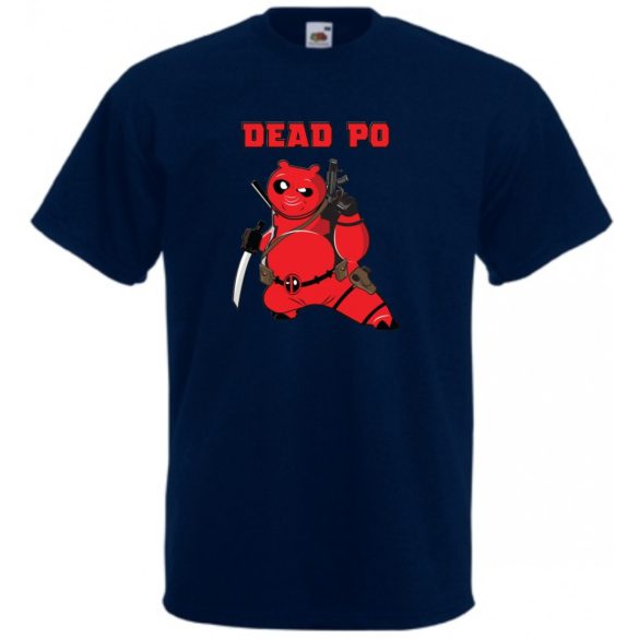 Humor hősök DeadPo - Deadpool stílusban férfi rövid ujjú póló