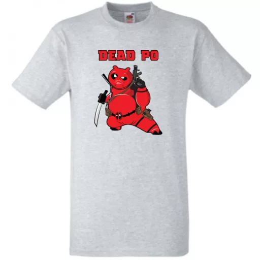 Humor hősök DeadPo - Deadpool stílusban férfi rövid ujjú póló