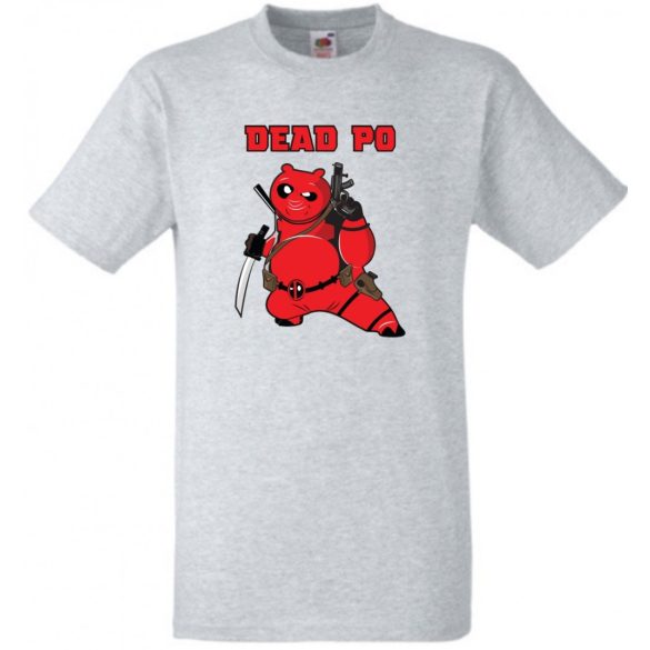 Humor hősök DeadPo - Deadpool stílusban férfi rövid ujjú póló