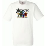 Humor - Bosszúállók - Minecraft stílusban gyerek rövid ujjú póló