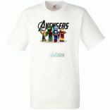 Humor - Minecraft inspire Bosszúállók férfi rövid ujjú póló