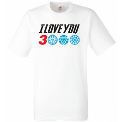   I Love You 3000 - Szeretlek háromezerszer férfi rövid ujjú póló