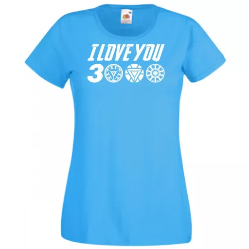 I Love You 3000 - Szeretlek háromezerszer női rövid ujjú póló