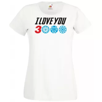   I Love You 3000 - Szeretlek háromezerszer női rövid ujjú póló