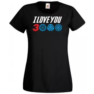   I Love You 3000 - Szeretlek háromezerszer női rövid ujjú póló