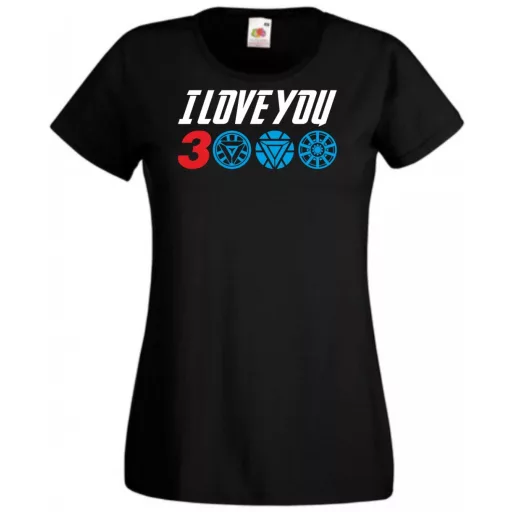 I Love You 3000 - Szeretlek háromezerszer női rövid ujjú póló
