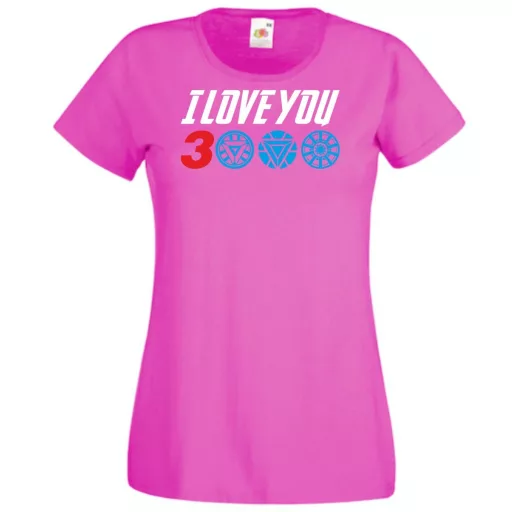 I Love You 3000 - Szeretlek háromezerszer női rövid ujjú póló