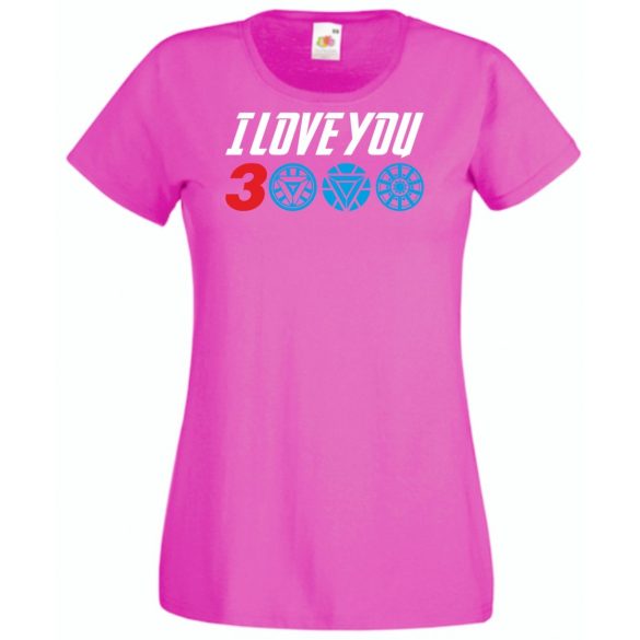 I Love You 3000 - Szeretlek háromezerszer női rövid ujjú póló