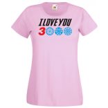 I Love You 3000 - Szeretlek háromezerszer női rövid ujjú póló