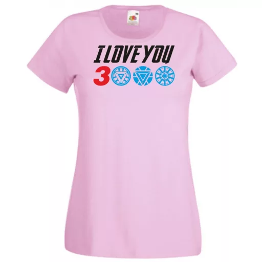 I Love You 3000 - Szeretlek háromezerszer női rövid ujjú póló