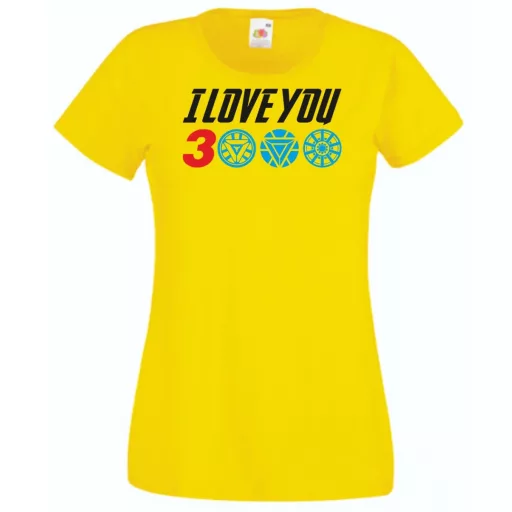 I Love You 3000 - Szeretlek háromezerszer női rövid ujjú póló