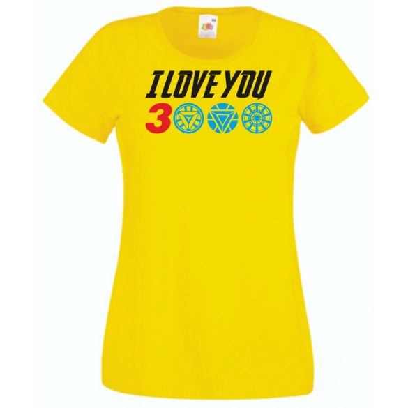 I Love You 3000 - Szeretlek háromezerszer női rövid ujjú póló
