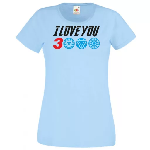I Love You 3000 - Szeretlek háromezerszer női rövid ujjú póló