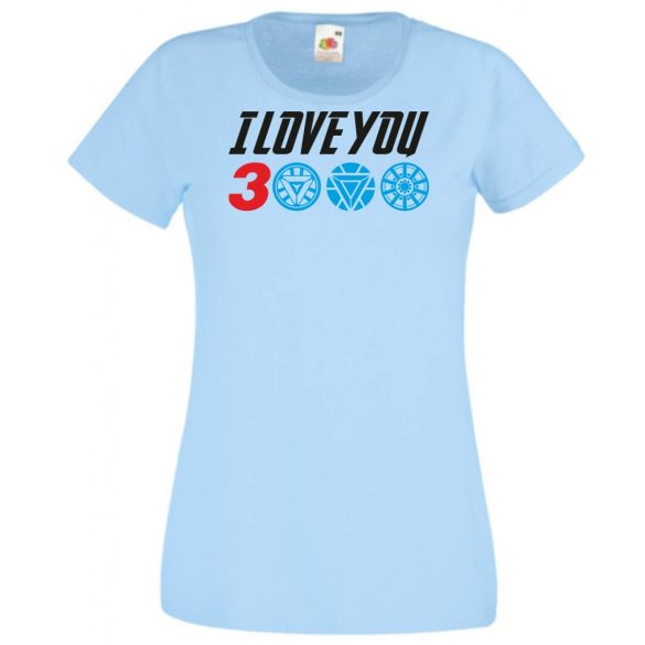 I Love You 3000 - Szeretlek háromezerszer női rövid ujjú póló
