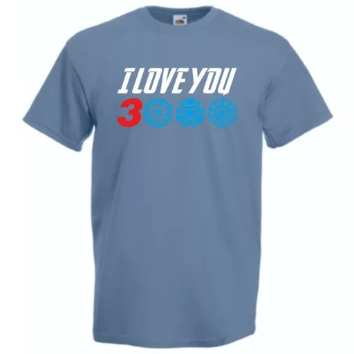 I Love You 3000 - Szeretlek háromezerszer férfi rövid ujjú póló