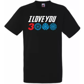   I Love You 3000 - Szeretlek háromezerszer férfi rövid ujjú póló