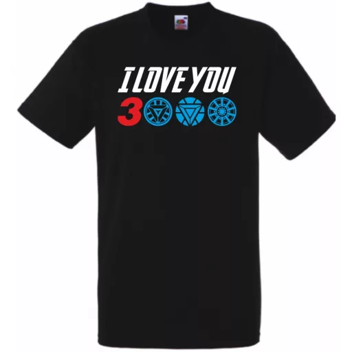 I Love You 3000 - Szeretlek háromezerszer férfi rövid ujjú póló