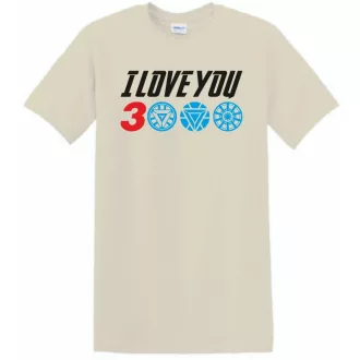   I Love You 3000 - Szeretlek háromezerszer férfi rövid ujjú póló