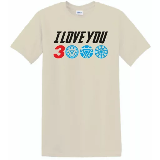 I Love You 3000 - Szeretlek háromezerszer férfi rövid ujjú póló