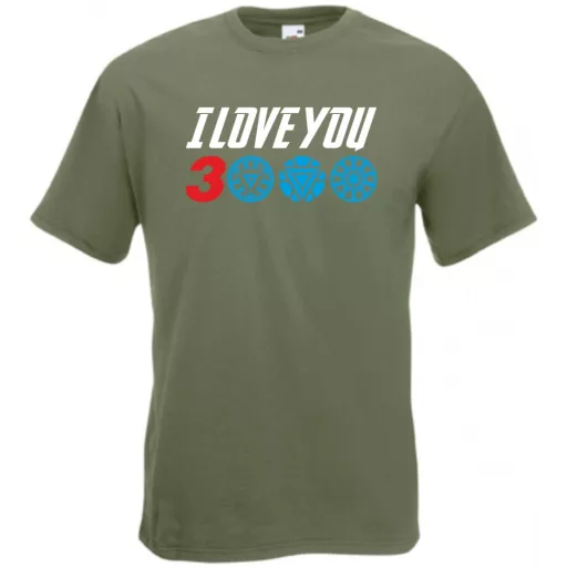 I Love You 3000 - Szeretlek háromezerszer férfi rövid ujjú póló