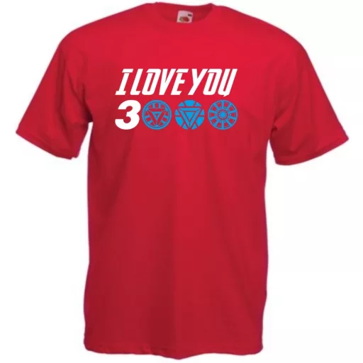 I Love You 3000 - Szeretlek háromezerszer férfi rövid ujjú póló