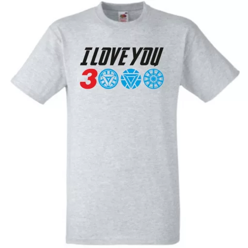 I Love You 3000 - Szeretlek háromezerszer férfi rövid ujjú póló