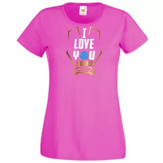   I Love You 3000 - Szeretlek háromezerszer női rövid ujjú póló