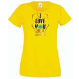 I Love You 3000 - Szeretlek háromezerszer női rövid ujjú póló