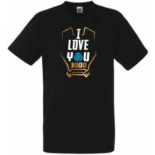 I Love You 3000 - Szeretlek háromezerszer férfi rövid ujjú póló