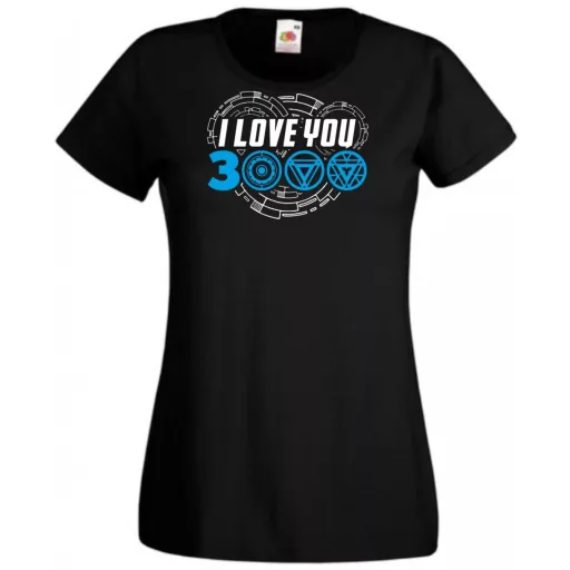 I Love You 3000 - Szeretlek háromezerszer női rövid ujjú póló