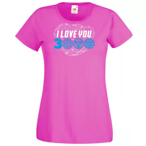 I Love You 3000 - Szeretlek háromezerszer női rövid ujjú póló
