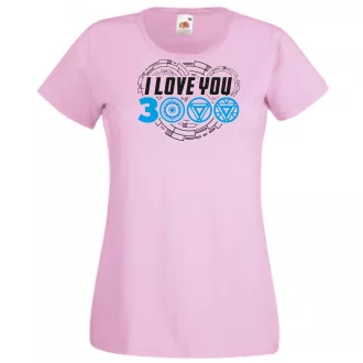   I Love You 3000 - Szeretlek háromezerszer női rövid ujjú póló