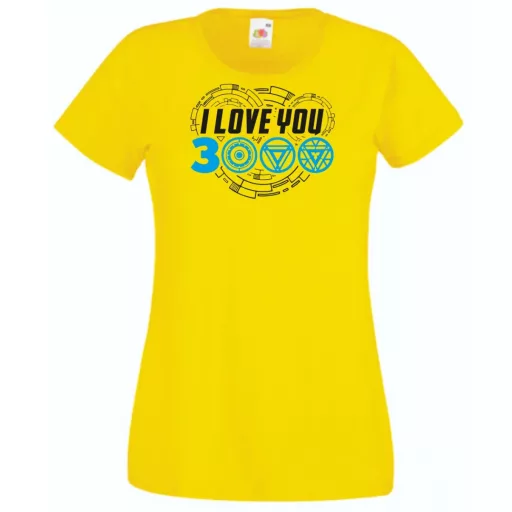 I Love You 3000 - Szeretlek háromezerszer női rövid ujjú póló