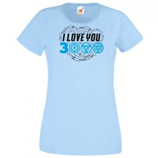 I Love You 3000 - Szeretlek háromezerszer női rövid ujjú póló