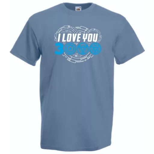 I Love You 3000 - Szeretlek háromezerszer férfi rövid ujjú póló
