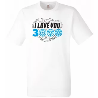   I Love You 3000 - Szeretlek háromezerszer férfi rövid ujjú póló