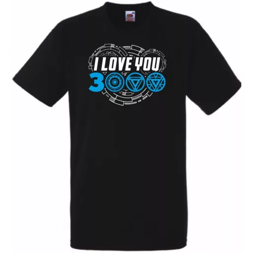 I Love You 3000 - Szeretlek háromezerszer férfi rövid ujjú póló
