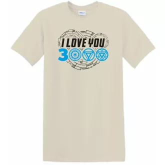   I Love You 3000 - Szeretlek háromezerszer férfi rövid ujjú póló