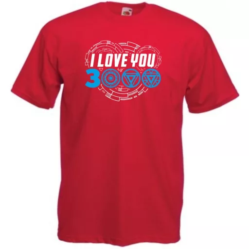 I Love You 3000 - Szeretlek háromezerszer férfi rövid ujjú póló