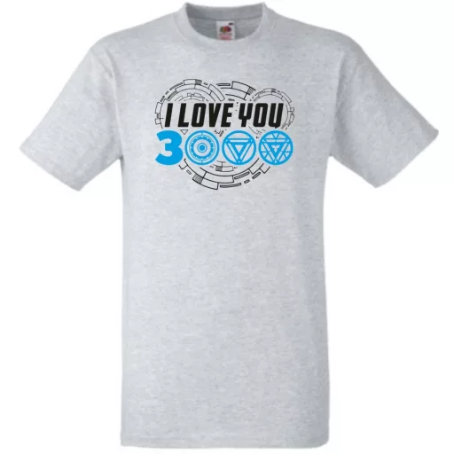 I Love You 3000 - Szeretlek háromezerszer férfi rövid ujjú póló