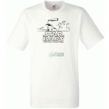 Funny  - Star Bars férfi rövid ujjú férfi rövid ujjú póló