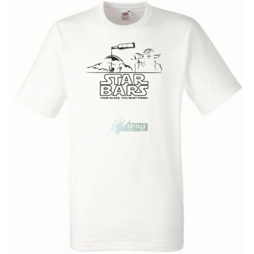 Funny  - Star Bars férfi rövid ujjú férfi rövid ujjú póló