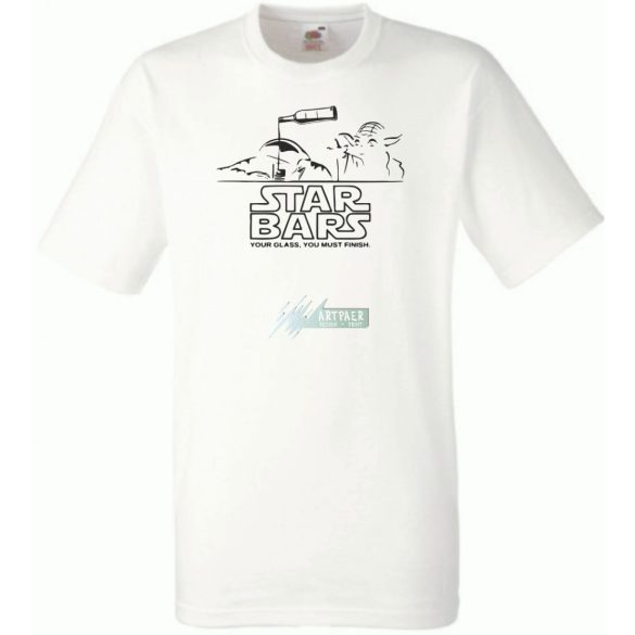 Funny  - Star Bars férfi rövid ujjú férfi rövid ujjú póló