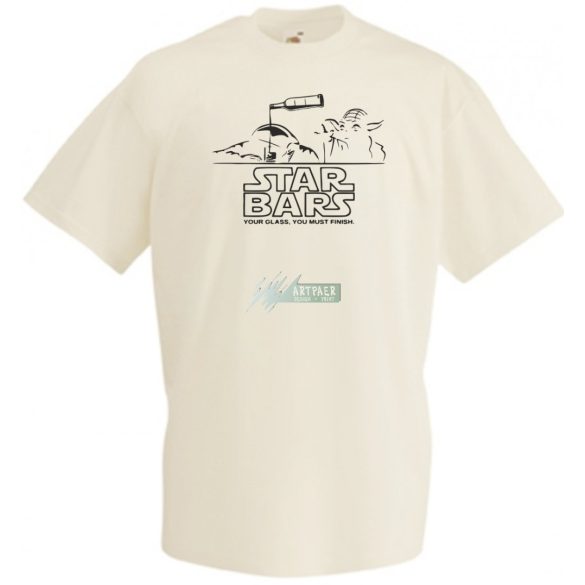 Funny  - Star Bars férfi rövid ujjú férfi rövid ujjú póló