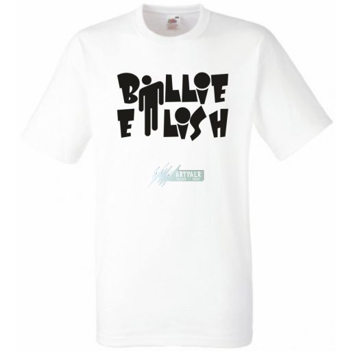 Fan - Billie Eilish szöveg gyerek rövid ujjú póló