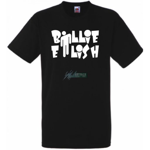 Fan - Billie Eilish szöveg gyerek rövid ujjú póló