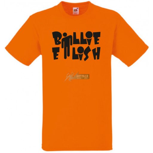 Fan - Billie Eilish szöveg gyerek rövid ujjú póló