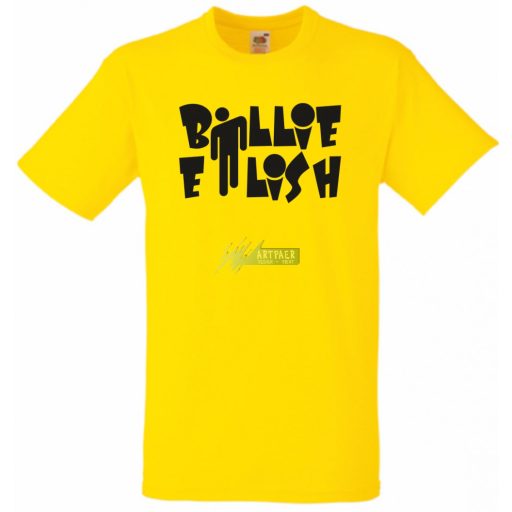 Fan - Billie Eilish szöveg gyerek rövid ujjú póló