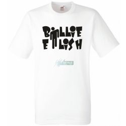 Fan - Billie Eilish szöveg férfi rövid ujjú póló