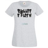 Fan - Billie Eilish szöveg női rövid ujjú póló